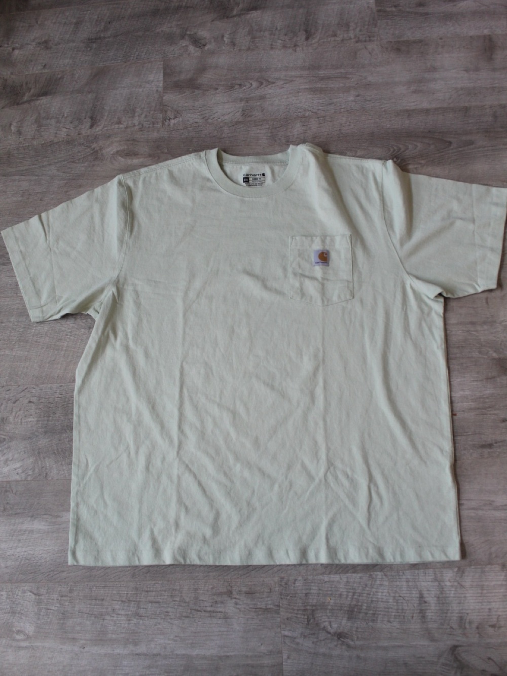 Carhartt Men’s Pocket T-Shirt in Light Green